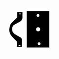 Mulberry Wallplates 1G SS TELE. 97181